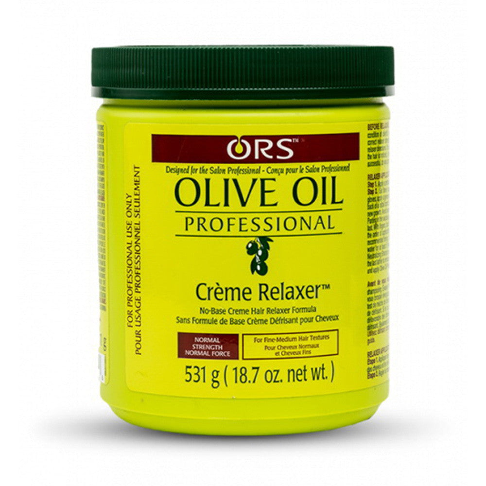 Organic Root Stimulator Olive Oil Professional Creme Relaxer Jar, Normal Strength, 18.75 Oz